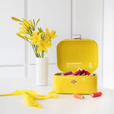 Wesco 235 001 Mini Grandy coș pentru pâine 17 x 18 x 12 cm (L/W/H) roz, oțel inoxidabil Cutii depozitare alimente Naty Shop