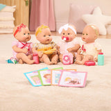Păpușă Baby Sweetheart - Seara de culcare - 31 cm - Corp moale - Accesoriu pentru suzetă - Joc de simulare - Jucărie pentru copii de 3 ani și peste