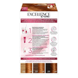 Paris Excellence Creme 7.43 Culoarea părului Roșu - Culoarea părului (Roșu, Blond Cuuvré Gold, Belgia, 63 mm, 100 mm, 163 mm) Vopsea pentru par Naty Shop