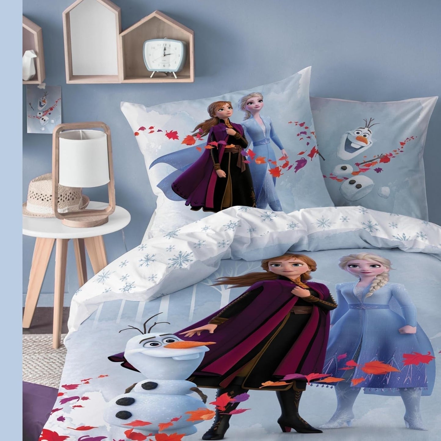 Lenjerie de pat pentru copii, diverse personaje animate, 100% bumbac Lenjerie de pat - copii Naty Shop