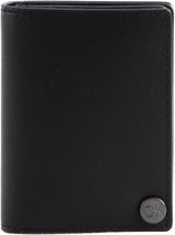 Calvin Klein CK CLEAN PQ COVERED CARDHOLDER Portofel pentru bărbați, negru (Ck Black), OS Portofel Barbati Naty Shop