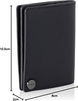 Calvin Klein CK CLEAN PQ COVERED CARDHOLDER Portofel pentru bărbați, negru (Ck Black), OS Portofel Barbati Naty Shop