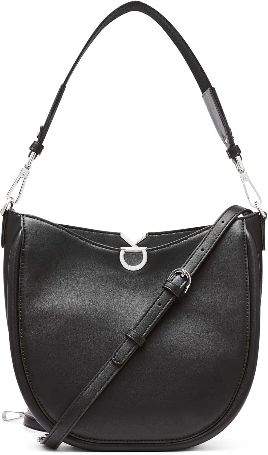 Calvin Klein geanta de umăr Crisell Crescent geanta de umăr Genti Femei Naty Shop Negru/argintiu