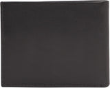 Calvin Klein METAL CK BIFOLD 6CC W/BILL Portofel pentru bărbați, negru (Ck Black), OS Portofel Barbati Naty Shop