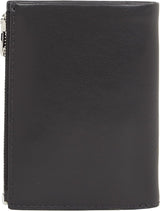Calvin Klein METAL CK TRIFOLD 6CC W/DETACH C Portofel pentru bărbați, Black (Ck Black), OS Portofel Barbati Naty Shop