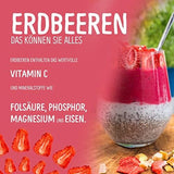Căpșuni liofilizate 300g: felii de căpșuni uscate neîndulcite - Căpșuni liofilizate cu fructe pure, pline de aromă: fructe de pădure liofilizate - Fructe uscate NUTRIPUR Produse deshidratate Naty Shop