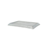 Caserola Termo 1 compartiment si Capac Transparent, Set 10 bucati Catering Nati Shop