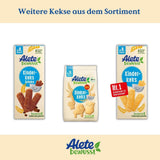 Biscuiți pentru copii Alete Conscious, de la 8 luni, biscuiți cu unt din grâu pentru copii, biscuiți ambalați convenabil ca o gustare mică, perfecți pentru drum și între timp, 1 x 180 g (pachet de 2)