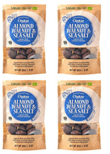 Set de 4 bucăți Organic Bites - Migdale cu scorțișoară/Migdale cu scorțișoară în ciocolată neagră belgiană/Fără zahăr adăugat, fără îndulcitori/VEGAN ȘI COMERȚ ECHITABIL / 4 x 85g