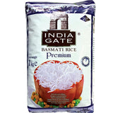Orez Basmati Premium INDIA GATE – Orez cu bob lung fin, aromat, din India, bob lung fin (1 x 5 kg)
