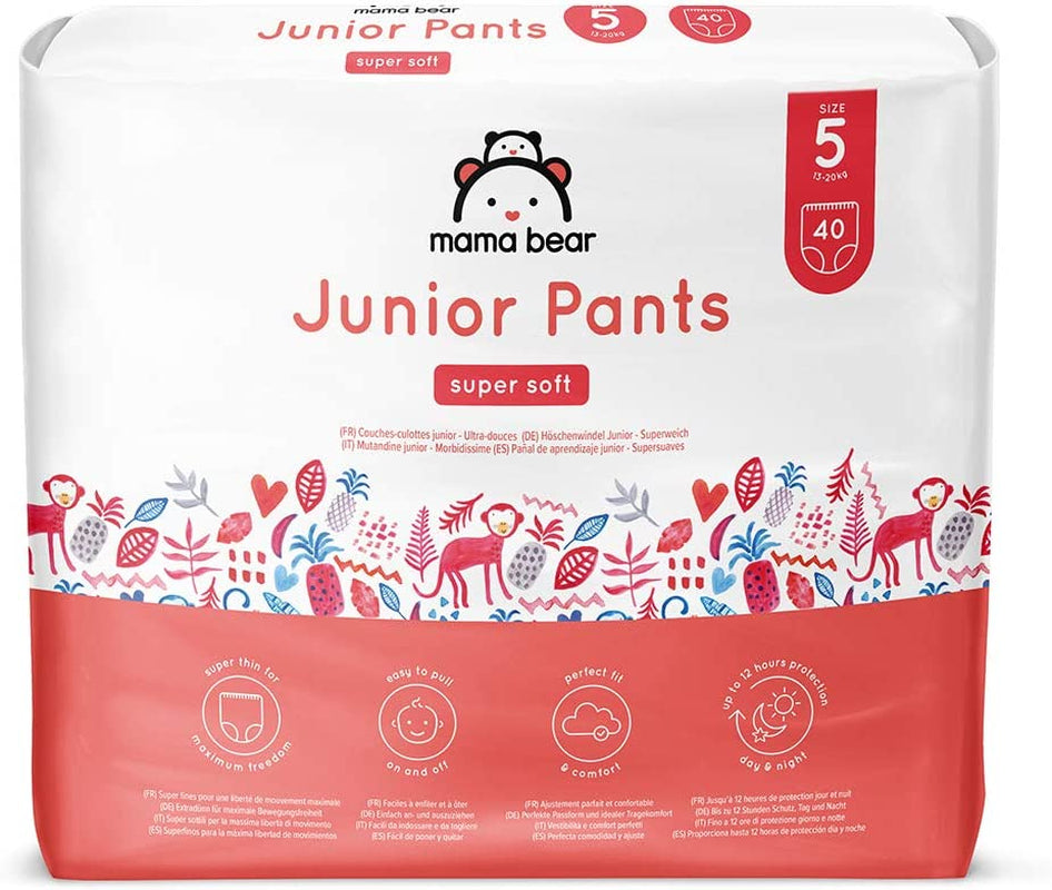 Marcă Amazon: Scutece Mama Bear Pull-Up XXL, mărimea 6 (18-30 kg), 72 de bucăți (2 pachete a câte 36)