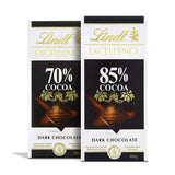Lindt Ciocolată | Baton EXCELLENCE 85% Cacao | 100g | Ciocolată Extra Neagră | Baton de Ciocolată Vegană