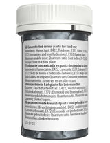 Pastă de colorant alimentar Sugarflair Grafit, colorant alimentar spectral concentrat pentru cremă de unt, pastă de zahăr, glazură, mixuri pentru prăjituri, macarons și multe altele! - 25g