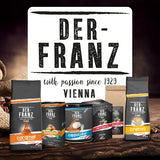 DER-FRANZ Kaffee Crema, Intensität 4/5, 100% Arabica, ganze Kaffeebohnen, 1000g