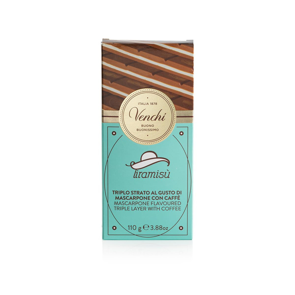 Venchi - Tiramisu cu ciocolată 110g - fără gluten