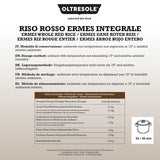 Orez integral italian, orez nerafinat cu conținut ridicat de fibre, ideal pentru salate creative de orez și mâncăruri sănătoase, ambalat în vid, 4 pachete x 500g