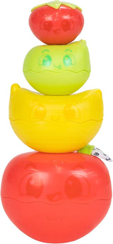 Lamaze L27471 Girafă nebună, jucărie pentru nou-născuți, jucărie senzorială pentru bebeluși cu culori, cadou pentru noii părinți, jucărie de dezvoltare pentru băieți și fete de la vârsta de 12 luni Jucarii Bebe Naty Shop Fructe de bază