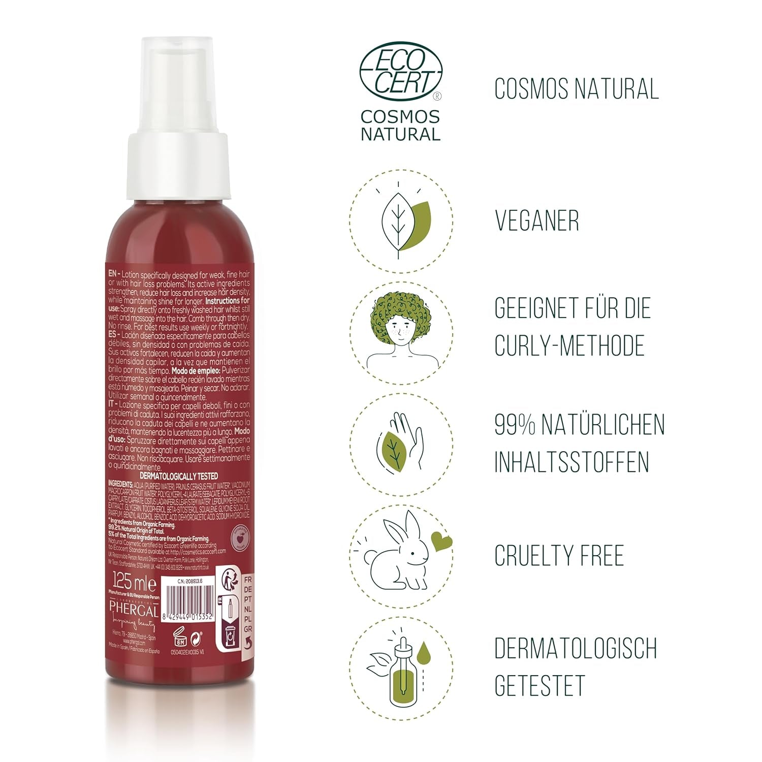 Naturtint, Loțiune de întărire împotriva căderii părului, 125 ml Ingrijire par Naturtint