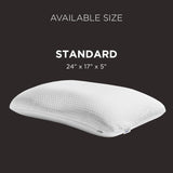TEMPUR-PEDIC Pernă Symphony Fabricată din spumă cu memorie, Luxuriantă, Moale, Standard, Albă Perne standard Naty Shop