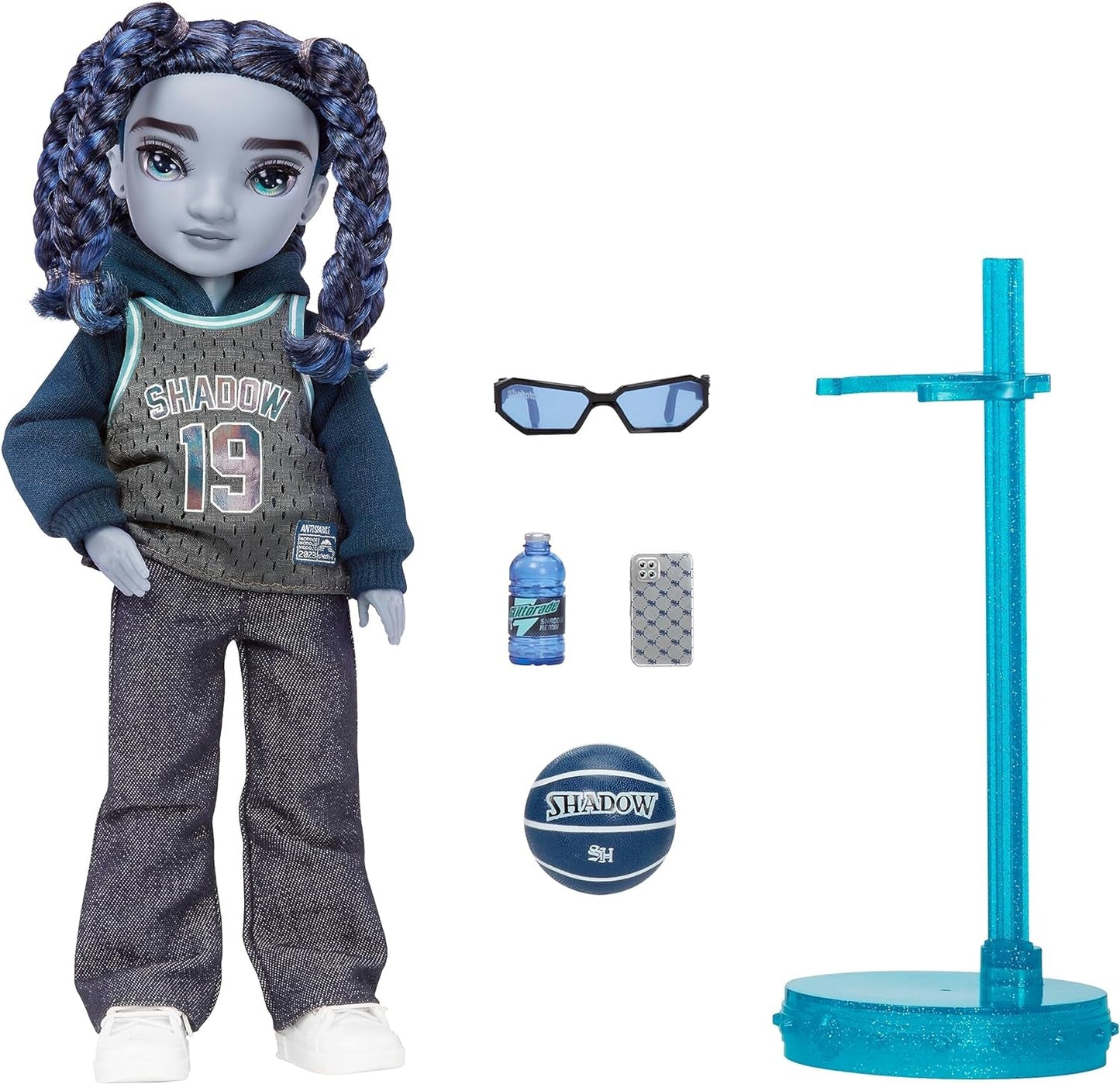 Rainbow High Shadow High Serie 3 - Oliver Ocean - Blaue Modepuppe - Junge - Modisches Outfit und mehr als 10 Bunte Spielaccessoires - Ideal für Kinder von 4-12 Jahren und Sammler