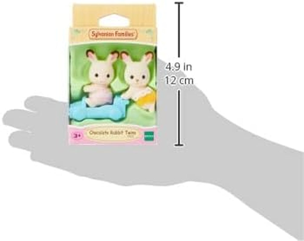Sylvanian Families L5420 Chocolate Rabbit Twins - Figuri pentru casa de păpuși Papusi Naty Shop
