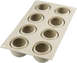 Silikomart, Formă pentru prăjiturele Tartufo de silicon, 8 Monoportii, Ø 62 H 52 mm Bucatarie Naty Shop