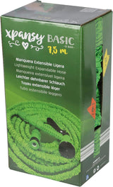 C2607A Hose Basic – Furtun extensibil cu presiune a apei, verde, 7,5 metri