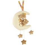 Fehn cutie muzicală copil elefant în lună - broderie "Glow-in-the-dark" cu melodia "The moon has risen" - jucărie de pluș pentru a vă ajuta să adormiți - jucărie pentru copii în mișcare și acasă - de la 0+ luni Jucarii Bebe Naty Shop Teddy în lună