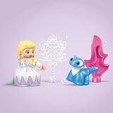 LEGO DUPLO | Disney ELSA și Bruni în pădurea fermecată, jucărie Ice Queen cu 4 figuri pentru copii de 2 ani, cadou preșcolar pentru fete și băieți 2+ ani, bazat pe Frozen 2 10418 Seturi de constructie Besuche den LEGO-Store