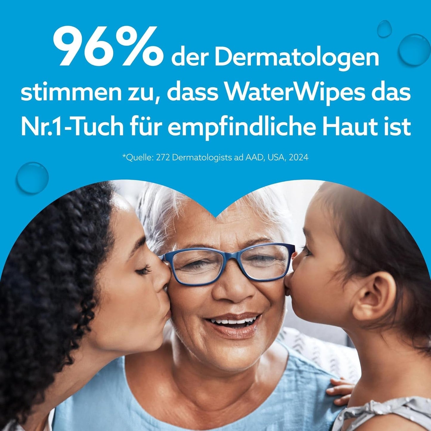Șervețele umede WaterWipes Sensitive+ pentru nou-născuți și bebeluși, 540 bucăți (9 pachete), curățare, îngrijire, protecție 3 în 1, 99,9% apă, fără parfum