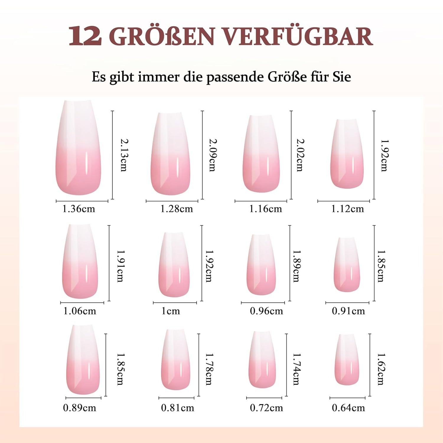 Set unghii false balerină - 240 bucăți unghii false roz liliac delicat, unghii false cu acoperire completă pentru lipire, set vârfuri unghii false pentru manichiură și artă unghii pentru femei și fete (roz lavandă)