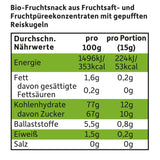 FRECHE FREUNDE Jeleuri organice cu fructe, măr, zmeură și acadele de orez, gustare dulce-fructată pentru copii, fără gluten, vegană, pachet de 20 (20 x 30g)