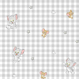 Belum | Plapumă 100% bumbac, model Tom Jerry Vichy, pentru paturi late de 90 cm (90 X 200 cm) Plapumi si pilote Naty Shop