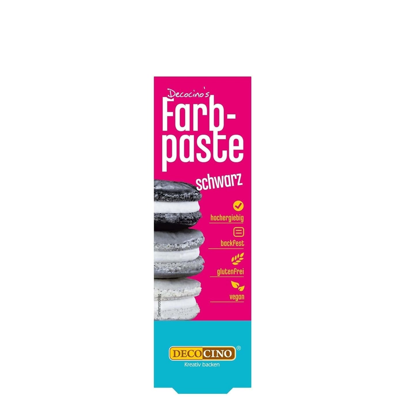 Pastă de colorant roz DECOCINO – 20 g – Colorant alimentar, ideal pentru colorarea prăjiturilor, fondantului și cremelor – Fără acizi grași azoici și gluten