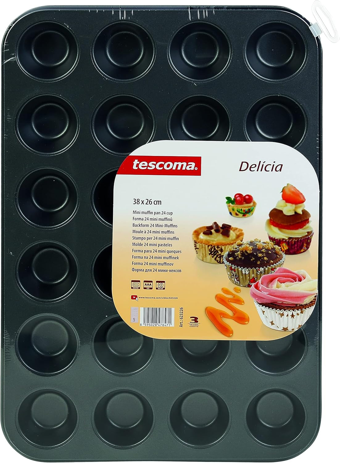 Tava pentru copt, 38 X 26 X 2,5 cm Matrite si tavi pentru copt Naty Shop
