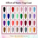 JODSONE 36-Teiliges Gel-Nagellack-Set, 32 Farben, Gel-Nagellack-Set, Basislack, Glänzend, Matt Und Glitzernder Decklack, Nagellack-Set, Grün, Blau, Rot, Rosa, Kollektion, Geschenke Für Frauen