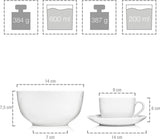 Set de veselă SÄNGER New Port, 36 de piese, pentru 6 persoane | COLECȚIA PREMIUM