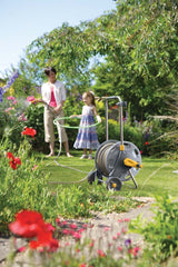 HOZELOCK - Rolă furtun Plus 50 M (Ø 12,5 mm) asamblată: Capacitate maximă 60 m, stabilă și robustă pentru uz general, asamblată cu furtun de 50 m, 1 duză de pulverizare + conectori [2435R0000]