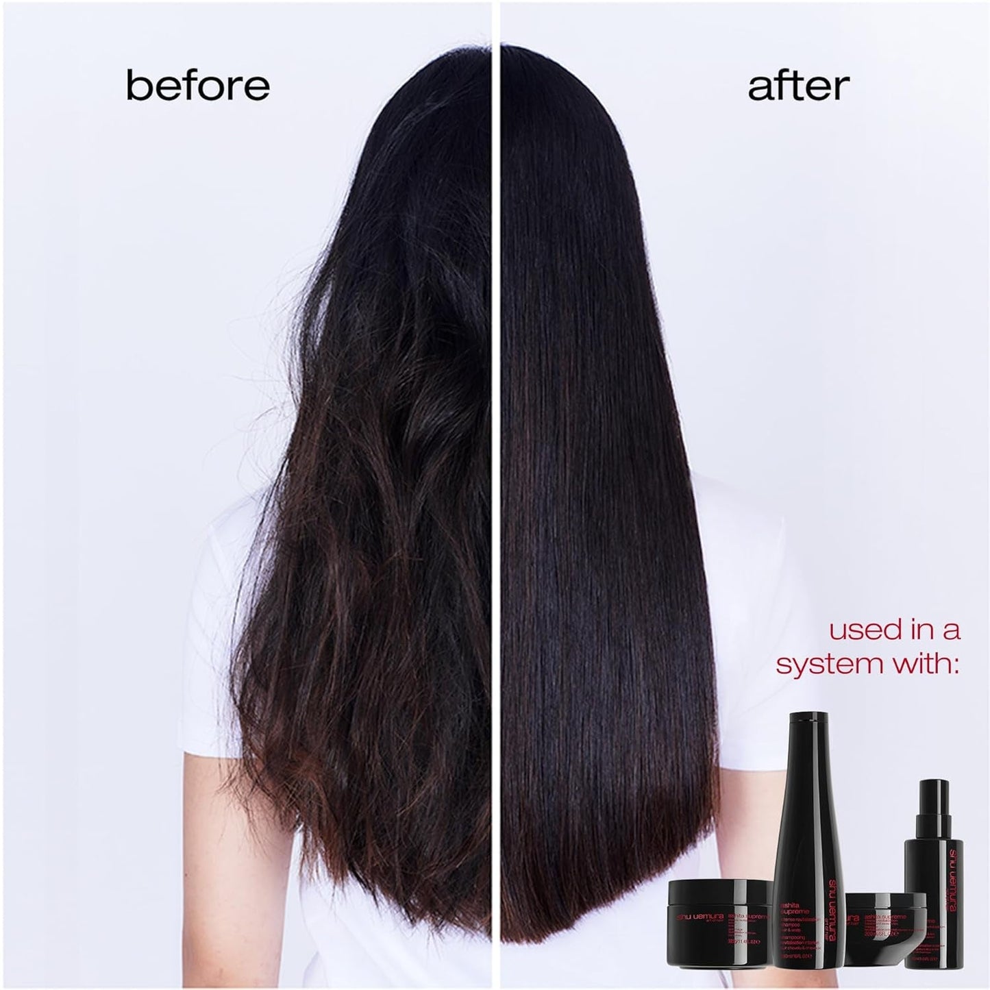 Shu Uemura, Ashita Supreme, Mască de păr revitalizantă intensivă, Pentru toate tipurile de păr, Cu extract de ashitaba, Pentru mai multă strălucire și suplețe, Anti-spliss, 200 ml Masca de par Naty Shop