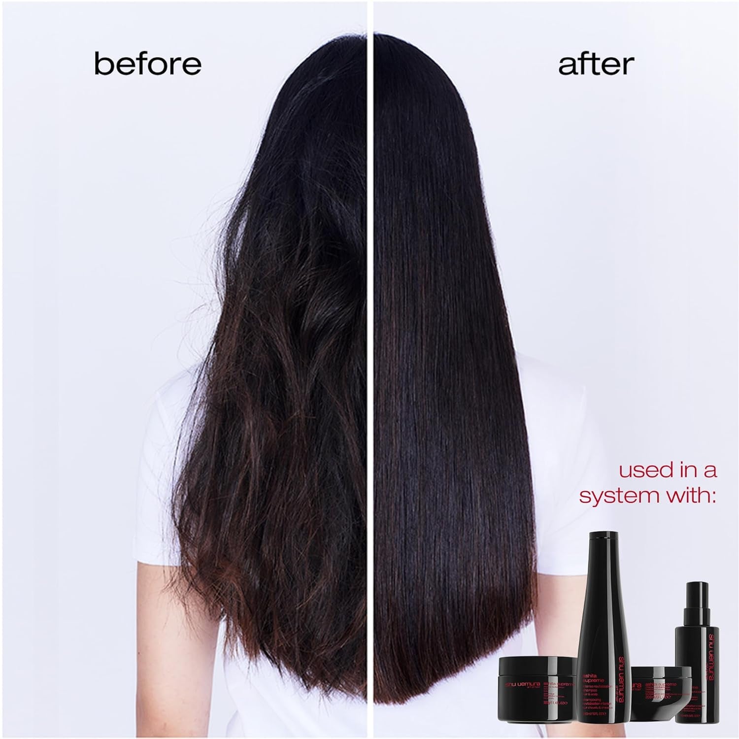 Shu Uemura, Ashita Supreme, Mască de păr revitalizantă intensivă, Pentru toate tipurile de păr, Cu extract de ashitaba, Pentru mai multă strălucire și suplețe, Anti-spliss, 200 ml Masca de par Naty Shop