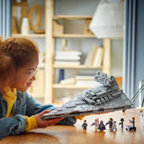 LEGO Star Wars Imperial Star Destroyer, Set navă stelară, Jucărie de construcție, Playset cu Darth Vader și Cal Kestis, Cadou de ziua de naștere pentru băieți, fete și fani 75394 Seturi de constructie Besuche den LEGO-Store