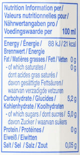 FOCO Apă de nucă de cocos organică, pură, răcoritoare, băutură sport, 100 % apă de nucă de cocos - 6 X 1 litru Naty Shop