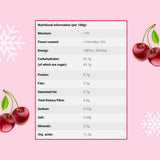 Cireșe liofilizate 100g - Cireșe amare liofilizate - Fructe uscate liofilizate - Cireșe amare uscate în felii - Perfect pentru coacere, decorare, muesli și deserturi Produse deshidratate Naty Shop