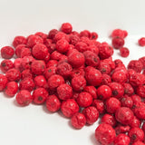 Coacăze roșii liofilizate întregi 100g - Fructe liofilizate - Fructe uscate liofilizate - Coacăze roșii pentru coacere, decorarea prăjiturilor, gustări, muesli, deserturi Produse deshidratate Naty Shop