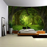 Covor tapiserie padure panza copac cascada ceata Casa - Accesorii si Decoratiuni Naty Shop Ceață de pădure 1 230L X 180B Cm