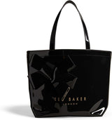 Cumpărător cu arc de vinil pentru femei Ted Baker Nikicon Genti Femei Naty Shop Negru