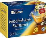 Meßmer Amestec de urzică | 25 | Pliculețe de ceai | Vegan | Fără gluten | Fără lactoză