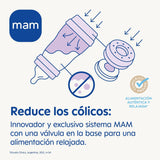 Set MAM Nou-născut, Set Cadou, format din: 2 x Biberoane Anti-Colic 160 ml, 1 x Biberon Anti-Colic 260 ml, 1 x Suzetă Original Start, 1 x Broșă pentru suzetă, de la 0 luni, Neutro