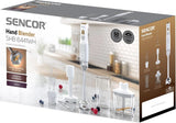 Sencor Multifunktionaler Stabmixer, Ultra-Leistungsstark, 6 in 1, 1200 W, Mit Doppel-Schneebesen, Zerkleinerer & Mousseur, Kartoffelstampfer, Quadblade-Klingen Aus Titan, Stufenlose Bucatarie Naty Shop