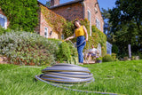 Furtun HOZELOCK - Ultramax 12,5 mm x 30 m, până la 70% PVC reciclat, robust, rezistent la intemperii, anti-răsucire, rezistent la îndoire și strivire, gri